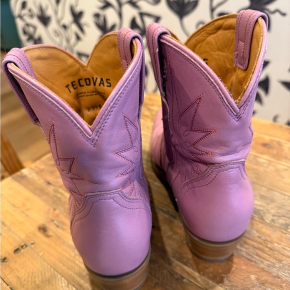 Tecovas Purple Ankle Booties - Picture 4 of 8